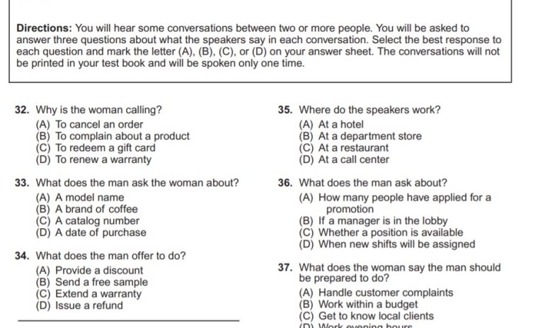 Chiến lược chinh phục bài nghe TOEIC Part 3: Tăng tốc độ và độ chính xác